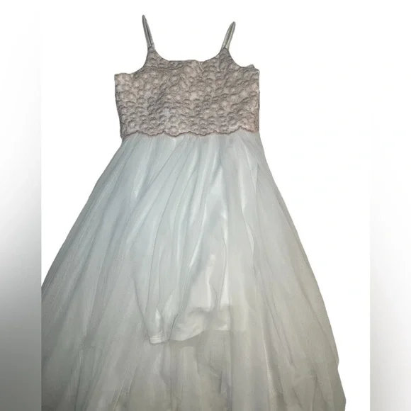 Zenzi Girls' Sleeveless Embroidered girls Dress Wedding Flower Girl Dress - Picture 3 of 9